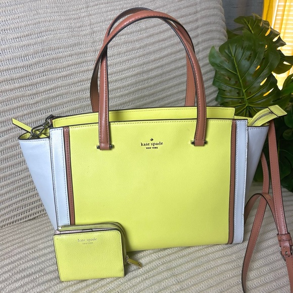 Kate Spade Patterson Drive Colorblock Geraldine Satchel - Picture 4 of 5